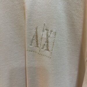 Armani Exchange Cream Logo T-Shirt